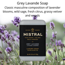 Load image into Gallery viewer, Grey Lavande Bar Soap | Mistral
