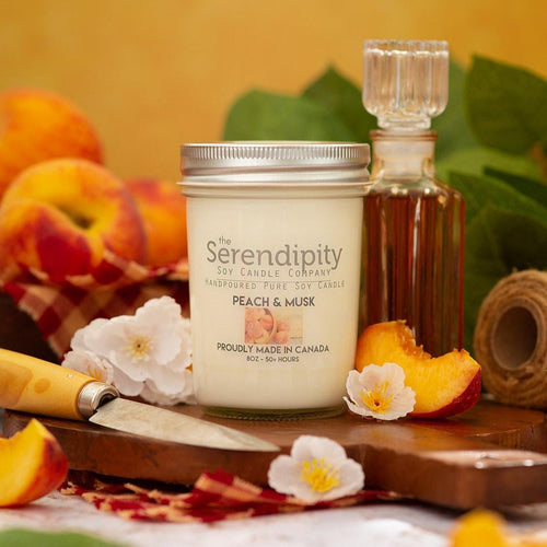 Peach Musk Candle Jar | Serendipity Candle