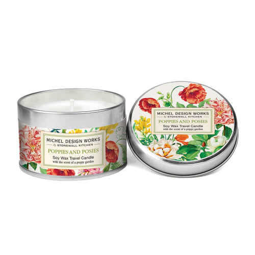 Poppies & Posies Travel Candle | Michel Design Works