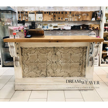 Load image into Gallery viewer, Antique Counters with Pine Top & Tin front Home Decor