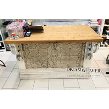 Load image into Gallery viewer, Antique Counters with Pine Top & Tin front Home Decor
