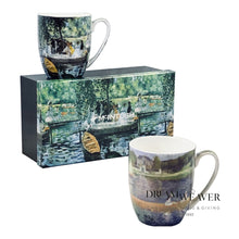 Load image into Gallery viewer, Renoir Boating Scene Set of 2 Mugs | Dream Weaver Canada 2