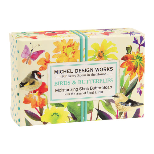 Birds & Butterflies Boxed Soap | Michel Design Works