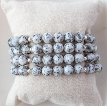 Load image into Gallery viewer, Jasper Gemstone & Sterling Silver Bracelet