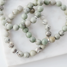 Load image into Gallery viewer, Jasper Gemstone & Sterling Silver Bracelet