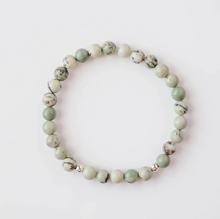 Load image into Gallery viewer, Jasper Gemstone & Sterling Silver Bracelet
