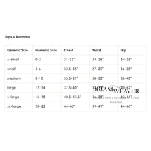 Load image into Gallery viewer, size chart