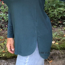 Load image into Gallery viewer, Bamboo Long Sleeve Layering Tee | Teal | LNBF/Terrera | Dream Weaver