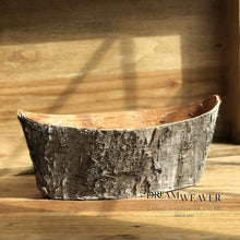 Load image into Gallery viewer, Birch Bark Planter Oval Home Decor