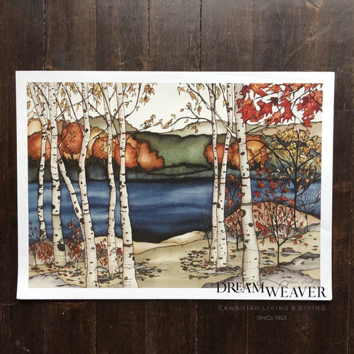 Birches on the Lake Poster | Renee Bovet