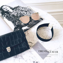 Charger l'image dans la galerie, Crepe Choker in Black | Statement Grey Accessories