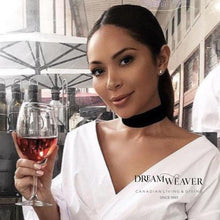 Charger l'image dans la galerie, Black Crepe Suede Choker | Statement Grey Accessories