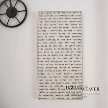 Load image into Gallery viewer, Boating Wooden Sign | Cedar Mountain Studios Home Decor