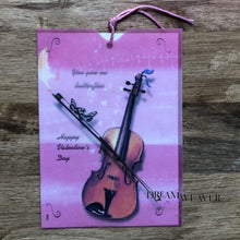Load image into Gallery viewer, Butterflies and Cello | Valentine&#39;s Day Card
