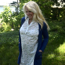 Load image into Gallery viewer, Cornflower Cotton Tunic | Mahogany | Dream Weaver Canada
