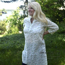 Load image into Gallery viewer, Cornflower Cotton Tunic | Mahogany | Dream Weaver Canada