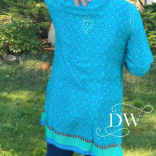 Load image into Gallery viewer, Deena Embroidered Tunic | Turquoise
