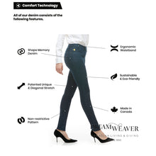 Charger l'image dans la galerie, EMILY Slim Jeans Waverly Cigarette Yoga Jean Fashion