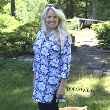 Load image into Gallery viewer, Era Indigo Cotton Tunic | Mahogany | Dream Weaver Canada