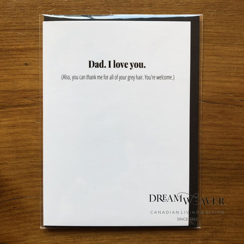 Father’s Day Grey Hair Card | Buttercup Co. Stationary