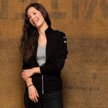 Charger l'image dans la galerie, Full Zip Cardigan in Black | Red Canoe Fashion