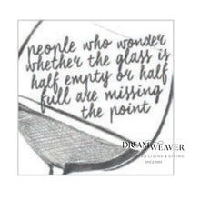 Charger l'image dans la galerie, Glass Half Empty Coaster | Cedar Mountain Studios Tableware