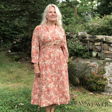 Charger l'image dans la galerie, Greta's Garden Tea Dress Terracotta | April Cornell