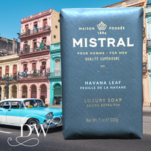 Load image into Gallery viewer, Havana Leaf Luxury Bar Soap | Gentleman's Journey | Mistral