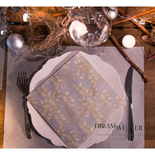 Charger l'image dans la galerie, Hibou Argent/Silver Owl Dinner Napkins Tableware