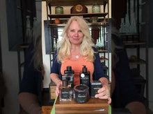 Load and play video in Gallery viewer, Black Amber Cologne/Soap Gift Set | Mistral