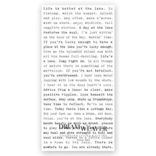 Load image into Gallery viewer, Lakes Wooden Sign Home Decor