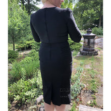 Load image into Gallery viewer, Marilyn Fitted Dress | Black | Stop Staring | Medium Fashion
