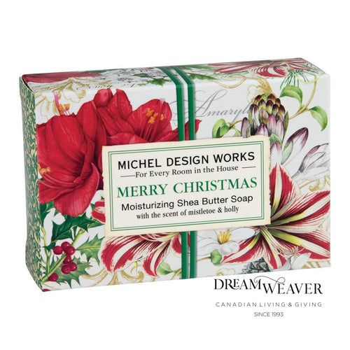Merry Christmas Boxed Single Soap | Michel Design Works Bath & Body