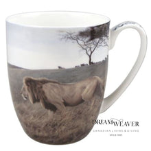 Load image into Gallery viewer, Robert Bateman Lions Set of 2 Mugs Tableware
