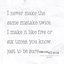 Load image into Gallery viewer, Same Mistake Twice Coaster | Cedar Mountain Studios Tableware