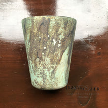 Load image into Gallery viewer, Seafoam &amp; Bronze Mercury Glass Candle Holders Candle
