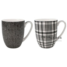 Charger l'image dans la galerie, Shades of Grey Set of 2 Mugs Tableware