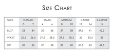 Load image into Gallery viewer, size chart