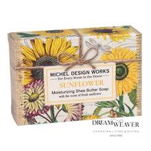 Load image into Gallery viewer, Sunflower Boxed Single Soap | Michel Design Works Bath &amp; Body
