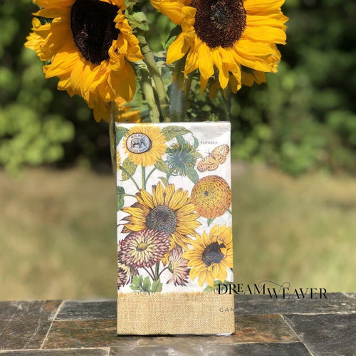 Sunflower Hostess Napkins | Michel Design Works