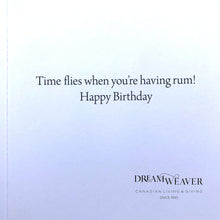Charger l'image dans la galerie, Time flies with rum | Birthday Card