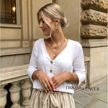 Load image into Gallery viewer, Valkyria Gold Plated Ring | Pilgrim Accessories