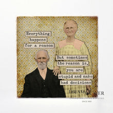 Charger l'image dans la galerie, Wedded Bliss | For a Reason | Marble Coaster Tableware