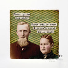 Load image into Gallery viewer, Wedded Bliss | Worst Advice | Marble Coaster Tableware