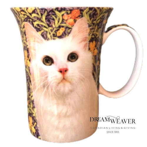 White Cat Crest Mug