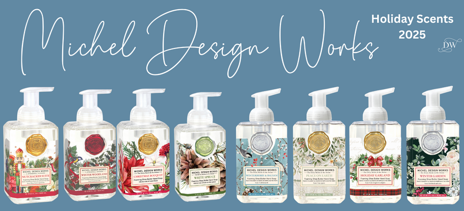Michel Design Works Holiday Soaps & Gifts | Holiday Garland, Peace on Earth, Winter Garden, Winterberry & Balsam