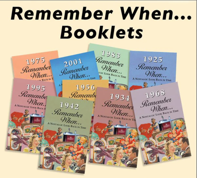 Take a Nostalgic Journey with Remember When… Booklets