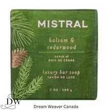 Load image into Gallery viewer, Balsam &amp; Cedarwood Bar Soap 200 gm | Mistral
