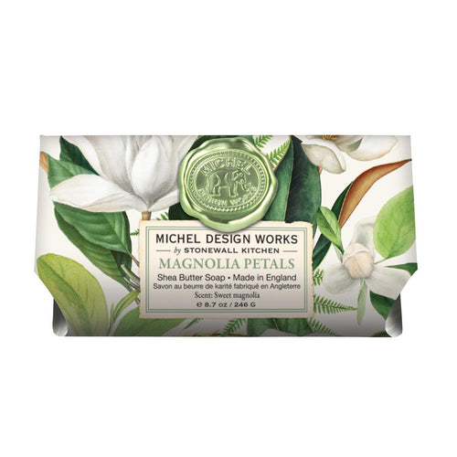 Magnolia Petals Large Bath Soap Bar | Michel Design Works