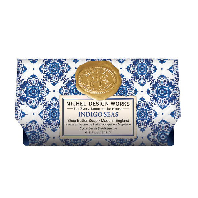 Indigo Seas Large Bath Soap Bar | Michel Design Works | Dream Weaver